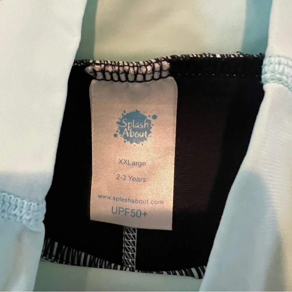 Swim About and Finis Kids Swim Diaper Set - Blue and Mint. Size 2T